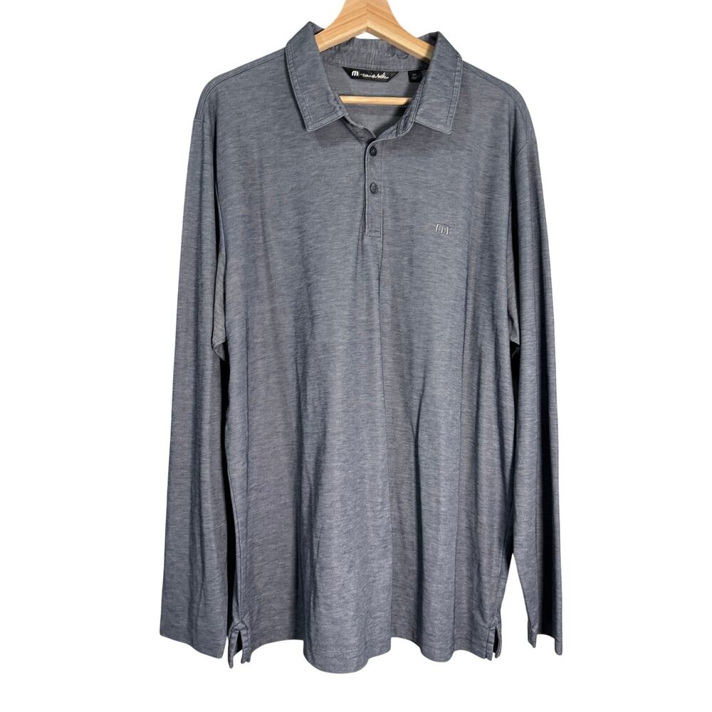 Travis Mathew Quarter Button Long Sleeve XL